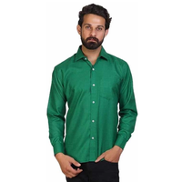 Kemeja Pria Kerah Sailor Slim Fit Kasual Anti-Pilling Cepat Kering Ramah Lingkungan Bernapas Lengan Panjang 100% Katun Berkualitas Tinggi