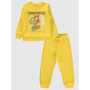 ชุดวอร์มผ้าสำหรับเด็กก่อนวัยเรียนชุดนักเรียนใส่สบายและมีสไตล์ - Product Image 1