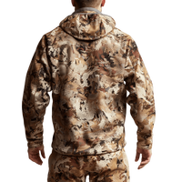 Chaqueta de Caza de Invierno con Cuello Alto, Personalizada, de Alta Calidad, Ligera, con Cierre, de Tejido Elástico Grueso y Estampado, a Precio Razonable