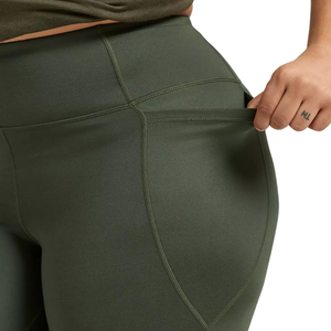 Leggings de yoga capri grande taille avec tissu extensible taille haute, confortables et offrant un soutien, vêtements de sport actifs, pantalon de sport pour femmes - Product Image 5