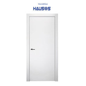 Intérieur moderne <span class=keywords><strong>Porte</strong></span> affleurante plate blanche Smart Pro Portes affleurantes à noyau solide en fibre de bois - Product Image 1
