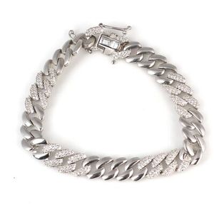 925 Sterling Silver Gourmet Chain Bracelet Religious Diamond Ruby Pearl Tennis <b>Charm</b> <b>Bangles</b> Flower Shape Elegant <b>Charm</b> - Product Image 1