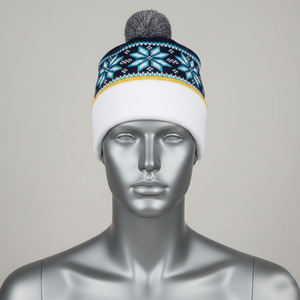 Gorro de Punto Acrílico Unisex de Alta Calidad, Cálido, para Invierno, Venta al Por Mayor, Personalizado, con Servicio OEM, Jacquard - Product Image 5