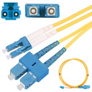สายแพทช์คอร์ด Extralink SC/UPC-LC/UPC, ซิงเกิลโหมด, ดูเพล็กซ์, G657A1, 3 มม., 1 ม. - Product Image 1
