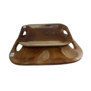 Plateau de racine d'artisanat en bois d'origine de l'Indonésie meilleur produit de qualité meilleure exportation de qualité - Product Image 2