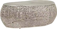 Table basse d'extérieur traditionnelle en aluminium, fabriquée en Inde, pour salon, écologique, durable, hauteur réglable, meuble d'appoint pour la maison