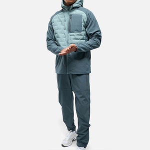 Veste de ski pour hommes de haute qualité Slim Canvas Design col montant fermeture à glissière techniques brodées décontracté hiver Service OEM - Product Image 4