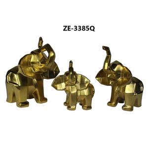 Figura de Elefante de Metal Hecha a Mano de Lujo, Decoración de Interiores con Temática de Playa, Decoración Moderna para el Hogar, Exportaciones Zahid de China - Product Image 3