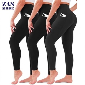 Leggings de Maternidad Cómodos, Suaves, de Cintura Alta, Transpirables y Ecológicos, Ajuste Ceñido, Spandex/Poliéster, Ropa Básica Sólida al por Mayor - Product Image 1