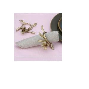 Décoration d'événement, équipement de table à dîner, porte-serviettes en forme de cœur, anneau de serviette doré, accessoires de vaisselle de mariage, centre de table - Product Image 6