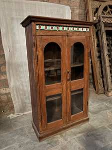 Armario de Cocina Moderno, Antiguo, de Lujo, Clásico, Vintage, de Tamaño Mediano, Elegante, de Madera Maciza Azul - Product Image 2