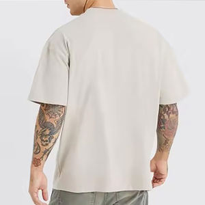 Camisetas de Hombre de Alta Calidad, Estilo Urbano, 100% Algodón, Ajuste Holgado, Transpirable - Product Image 2