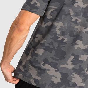 Camiseta teñida de algodón de primera calidad para hombre, camiseta de talla grande para gimnasio deportivo y ropa informal, manga corta, cuello redondo, transpirable - Product Image 4