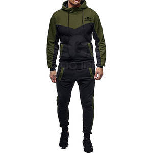 Survêtement à capuche respirant 100% coton pour hommes, nouveau style, design personnalisé, offre spéciale, vêtements de rue d'hiver, ensemble de 2 pièces - Product Image 3