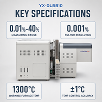 Analyseur de soufre infrarouge entièrement automatique YX-DL8810, testeur de soufre total ISO 19579 pour charbon, coke, pétrole, ciment, caoutchouc, sol