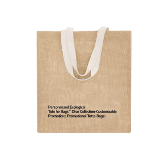 Borse Tote Ecologiche Personalizzate in Juta Collezione Dhar - Gadget Promozionali Personalizzabili - Product Image 3