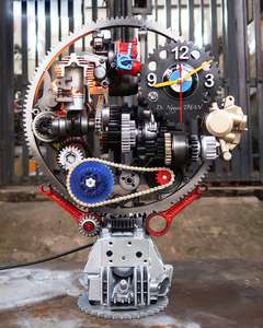 Industrial Mechanical <b>Clock</b> Custom Mechanical <b>Clock</b> Metal Parts Art <b>Clock</b> Engine Gear <b>Clock</b> Customize Vietnam 2026 Cheap Price - Product Image 3