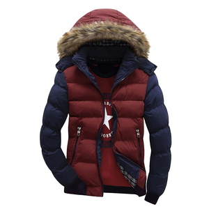 Nouvelle veste Parka d'hiver chaude pour hommes solide col montant coton rembourré vers le bas vêtements d'extérieur décontractés avec une excellente respirabilité OEM - Product Image 2