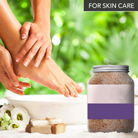 Private Label Natural Organic Luxury Bath Salt Relaxing Calming Spa Shower Body Himalayan Pink Soaking Salt Wholesale