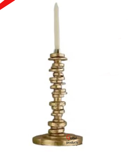 new handmade silver finished metal candle holder wedding and party <b>decor</b> for hotel restaurant and bar - Product Image 5
