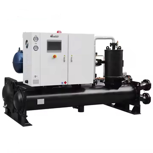 Industrial Production <strong>Line</strong> Variable Frequency Screw Chiller Unit Spray Falling Film Refrigeration with Spiral <strong>Freezer</strong> - Product Image 2