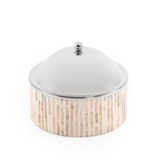 <b>Top</b>-Selling Round Gold Plated Hot Pot with Stainless Steel Casserole Premium Quality for Upscale Dining and Food Service - Product Image 4