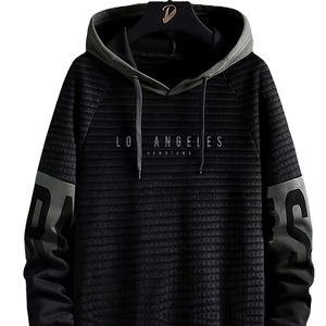 OEM Sweat à capuche oversize pour hommes de haute qualité avec logo personnalisé nouveau design de poches imprimées pour l'hiver - Product Image 1
