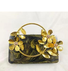 Modern Resin Clutch Bag for Women with Sophisticated Design Ideal for Formal Events and Stylish <b>Parties</b> High Quality From India - Product Image 1