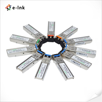 3G-SDI CWDM SFP Transceiver optik 18 panjang gelombang Transceiver 40km dan 60km pilihan untuk transmisi serat Video HD