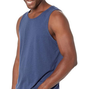 Muscle Sleeveless Undershirt Blank Gym Wear Sport <b>Vest</b> Cotton Workout Fitness Mens <b>Stringer</b> Singlet Men Ribbed Tank Top - Product Image 3