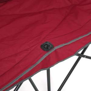 Silla portátil doble Duo para acampar, asientos acolchados modernos, reposabrazos, soporte para copa de vino de 2 tazas, bolsa de transporte de alta resistencia para exteriores - Product Image 6