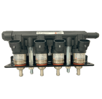 Nouveau système de rail de carburant GPL/GNC HANA H2001, rail métallique pour injecteur de gaz, pour conversion de moteur 4 cylindres, DC 12V, garantie 2 ans