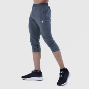 <b>Summer</b> Style Grey Bottoms Pants with Resistance 3/4 Unique Design for Comfortable Wear - Product Image 1