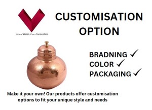 Vente d'usine, prix bas, récipient en cuivre martelé 6L, l'élégance intemporelle rencontre l'artisanat artisanal dans un récipient martelé. - Product Image 3