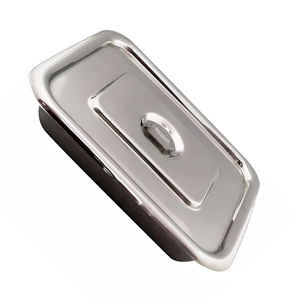 Bandeja de instrumentos médicos de acero inoxidable, herramienta útil para laboratorio clínico, bandeja de instrumentos dentales, bandeja básica para instrumentos quirúrgicos - Product Image 6