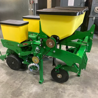Semoir à maïs agricole motorisé 4 rangs haute productivité pour usage en construction, avec fertiliseur, boîte de vitesses et pompe, garantie 1 an FR