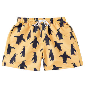 Usine de haute qualité en gros hommes High Street Style solide séchage rapide écologique 100% Polyester maillot de bain Shorts de plage - Product Image 3