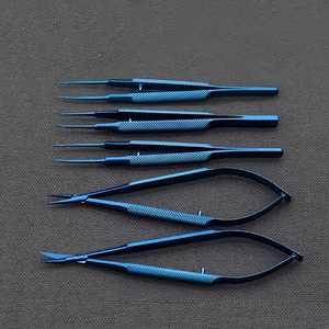 Micro Castroviojo quirúrgico oftálmico Tijeras corneales para los instrumentos de cirugía ocular de SurgiRight Instruments - Product Image 4