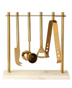 Ensemble d'outils de bar en acier inoxydable avec manche en bois, kit de barman professionnel pour les compétitions de bar, la pratique et les séances de formation - Product Image 4