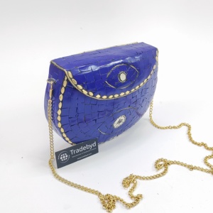 กระเป๋าคลัทช์กล่องโลหะทันสมัยสำหรับผู้หญิงเหมาะสำหรับงานค็อกเทลยามค่ำคืนหรือชุดตามเทศกาล - Product Image 3