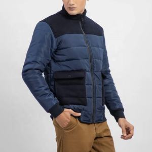 Chaqueta acolchada de invierno Formal Unisex, con revestimiento acolchado, impermeable, a prueba de viento, características de Panel de contraste, Impresión de descarga, cremallera frontal - Product Image 4