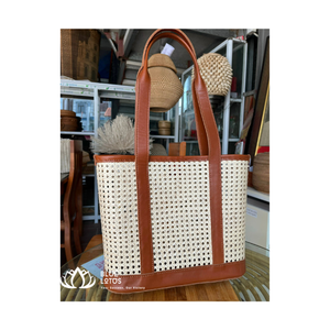 Bolsa de mimbre tejida a mano al mejor precio de Vietnam, el producto más vendido ahora de Blue Lotus Farm - Product Image 2