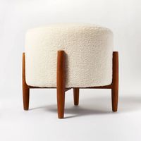 Pouf ottoman moderne en bois, design capitonné, fait main, mobile, pour appartement, atelier, entrée, chambre, école, haute qualité, bas prix