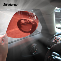 Sview Yeniden Kullanılabilir Kahverengi Araba Camı Yapışkanlı Güneşlik PC Malzeme Net Görüş %99 UV Korumalı Tesla Model Y Yan Cam Güneşlikleri XL