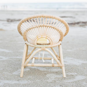 Chaise en rotin arc-en-ciel pour enfants, fabriquée au Vietnam, remise avec bon marché pour jolie chaise en rotin blanc - Product Image 5