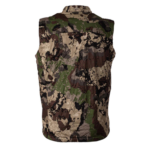 เสื้อกั๊กสำหรับล่าสัตว์ AUSCAMOTEK รุ่น Upland สำหรับผู้ชายและผู้หญิง กันลม ลายพิมพ์สัตว์ ระบายอากาศได้ดี เหมาะสำหรับฤดูร้อน ผลิตจากโพลีเอสเตอร์สีน้ำตาล มีช่องตาข่ายด้านหน้าพร้อมซิป - Product Image 2