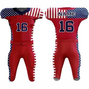 Ready Ship <b>Cheap</b> Stitched Custom Sublimation American <b>Football</b> Jersey High Quality Short Sleeve Plus Size Breathable UV Custom - Product Image 1