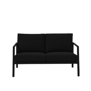 Causeuse d'extérieur de style minimaliste moderne Holland en acier inoxydable de haute qualité avec coussin, meubles de canapé de luxe à lumière intensive - Product Image 1