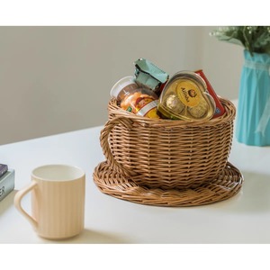 Cesta de ratán en forma de taza, cesta de almacenamiento hecha a mano, venta al por mayor, ecológica, hecha en Vietnam - Product Image 5