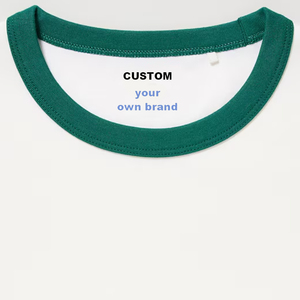 AIRism Surdimensionné Ringer 100% AIRism Coton Logo Personnalisé T-shirt - Product Image 1